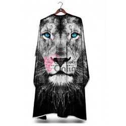 Pelerina de tuns pentru coafor / frizerie lunga Barber 001, 155x140 model cu Leu